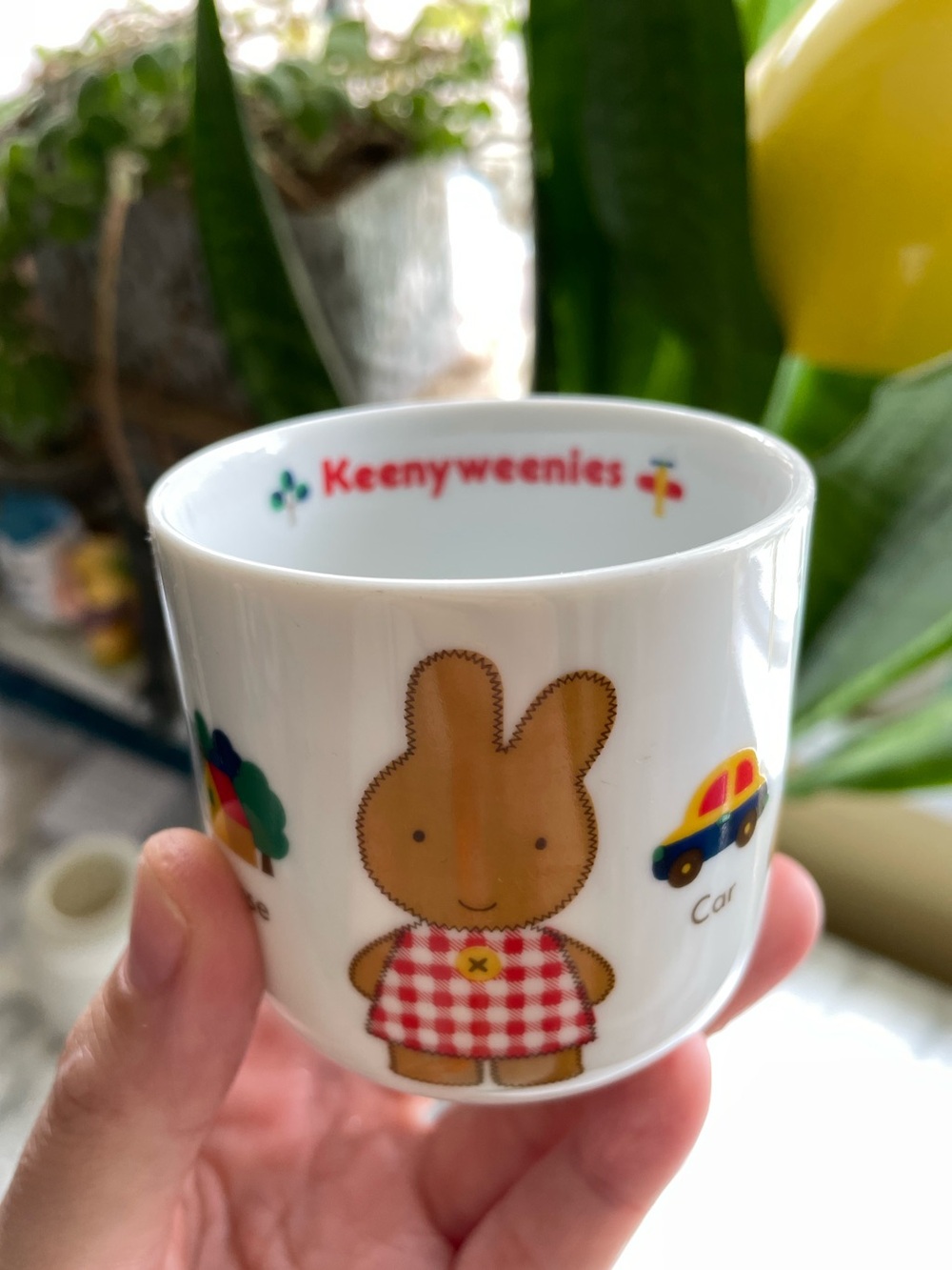 Vintage Sanrio Keenyweenies small cup - 1988